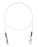 2ks - Fluorokarbonové Lanko BOMB! s Obratlíkem a Karabinkou Nosnost 5kg 2ks - Fluorokarbonové Lanko BOMB! s Obratlíkem a Karabinkou Nosnost 5kg