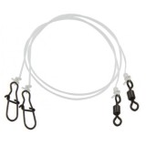 2ks - Fluorokarbonový Návazec na Dravce Mistrall 0,40mm/10kg Velikost 40cm