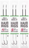2ks - Gotova Oprema Korda Basix Hair Rigs Wide Gape Barbed Velikost 6 18lb