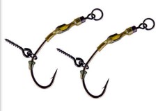 2ks - Gotova Oprema Sportcarp Ronnie Rig s Držačem Mamca Veličina 6