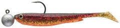 2ks - Gumová Nástraha Daiwa Grandwave Slim Shady Sea 13,5cm Golden Flake, Rigged