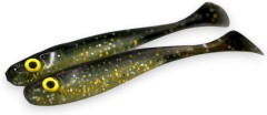 2ks - Gumová Nástraha Fishmachine Natural-Pulse Černá 13,5cm