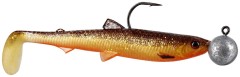 2ks - Gumová Nástraha Westin BullTeez Shadtail R 'N R 12,5cm 10gr Dark Water Mix 5