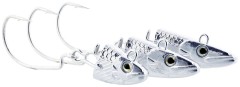2ks - Jigová Hlavička Westin Magic Minnow Weedless Jig Spare Head #1 Hmotnost 14gr