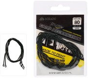 2ks Koncová Montáž Mikado Leadcore 80cm S Rýchloobratlíkom