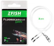 2ks - Lanko Zfish Fluorocarbon Predveza 20cm / 12kg
