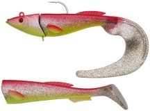 2ks - Nástraha Berkley Power Herring 18cm 180gr Red Chartreuse