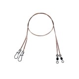 2ks - Oceľové Lanko Mistrall Wire Leaders 1x7 7kg 20cm 2ks - Oceľové Lanko Mistrall Wire Leaders 1x7 7kg 20cm