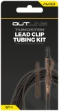 2ks - Sada Koncových Montáží Avid Carp Outline Lead Clip Tungsten Tubing Kit