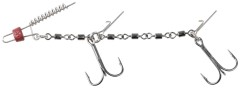 2ks Trojháčky Stinger Mikado Jaws Double Evo XL 30kg Vel. 2/0