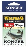 2ks - Wolframové Lanko Konger Classic Leaders 25cm 10kg