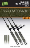 3 kom - Završna Montaža Fox Edges Naturals Leadcore Heli Rig Predvezi