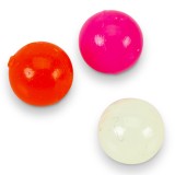 30kom - Gumeni Mamci Iron Trout Super Soft Beads 0,7cm Lososí Jikra