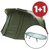 Bivak DAM - MAD Two Man Dome + Lehátko MAD BSX Camo Flatbed 6 Leg Bivak DAM - MAD Two Man Dome + Lehátko MAD BSX Camo Flatbed 6 Leg