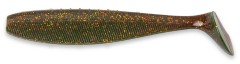 3kom - Gumeni Mamac Iron Claw Just Shad 12cm Real Motoroil Gold Glitter