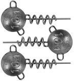 3kom - Uvrtačka Jig Glava Fox Rage Corkscrew Round Jig glave 15gr