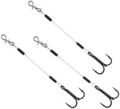 3ks - Gotova Uže Delphin BOMB! Twisto Rigdovi Fluorocarbon Dužina 6cm Veličina Kuke 8