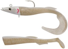 3ks - Gumená Nástraha Berkley Power Sandeel 15cm 20g Snow White