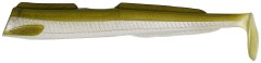 3ks Gumová nástraha Westin Sandy Andy Weedless Jig Spare Body 12cm 33gr Black Silhouette