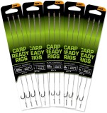 3ks - Hotové Náväzce Fox Eos Barbless Ready Rigs - X3 Wide Gape Veľkosť 8 20lb