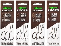 3ks - Hotový Náväzec Korda Loop Rigs Klor Barbless 3ks - Hotový Náväzec Korda Loop Rigs Klor Barbless