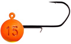 3ks - Jigová Hlavička Monkey Lures MNKY Orange 2/0 Hmotnost 10gr