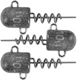 3ks Jigová Klavička Rage Corkscrew Bullet Jig Heads 15gr