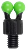 3ks - Klip na Vlasec Fox Black Label Bobbin Clip - Green