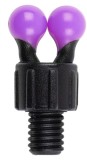 3ks - Klip na Vlasec Fox Black Label Bobbin Clip - Purple