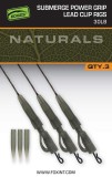 3ks - Koncová Montáž Fox Edges Naturals Submerge Power Grip Lead Clip Leaders 40lb 3ks - Koncová Montáž Fox Edges Naturals Submerge Power Grip Lead Clip Leaders 40lb