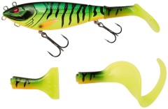 3ks Nástraha Berkley Zilla Tailswinger 14cm 56gr Firetiger