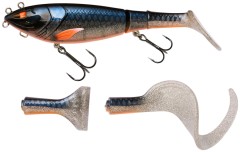 3ks Nástraha Berkley Zilla Tailswinger 14cm 56gr Two Tone Fegis