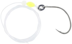 3ks Návazec Inline Seatrout Rig Westin Single Hooks 0,42mm 120cm