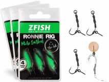 3ks - Návazec Zfish Ronnie Rig Velikost 6 3ks - Návazec Zfish Ronnie Rig Velikost 6
