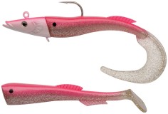 3ks Realistična mamac Berkley Power Sandeel 17cm - 65gr Metalik Ružičasta