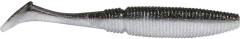 4 kom - Guma za ribolov Rapture Power Shad Dual 13cm Crno Srebrna