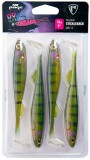 4 kom - Gumena Mamac Fox Rage Ultra UV Slick Shad Paketi Jedne Boje 13cm Bodež