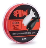 Splétaná Šňůra Spomb Braid Red 300m 0,18mm/22kg Splétaná Šňůra Spomb Braid Red 300m 0,18mm/22kg