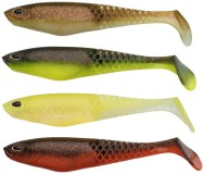 4ks - Gumená Nástraha Berkley PowerBait Cullshad 12,5cm 16,8g Mixpack Darkwater