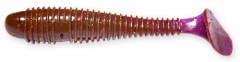 4ks - Gumová Nástraha Crazy Fish Vibro Fat 10cm 8,4gr 12 Ultraviolet