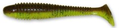 4ks - Gumová Nástraha Crazy Fish Vibro Fat 10cm 8,4gr 4D Chart Swamp