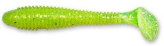 4ks - Gumová Nástraha Crazy Fish Vibro Fat 10cm 8,4gr 54 Green Acid