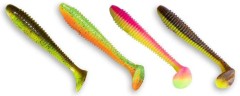 4ks - Gumová Nástraha Crazy Fish Vibro Fat 12cm 13gr M117 Mix