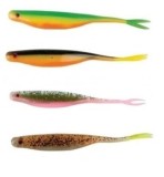 4ks - Gumová Nástraha Iron Claw Premium Split Tail 10cm