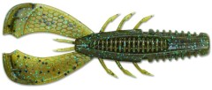 4ks - Gumová Nástraha Rapala Crushcity Cleanup Craw 3 Green Pumpkin Blue