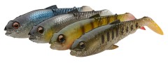 4ks - Gumová Nástraha Savage Gear Craft Cannibal Paddletail 10,5cm 12gr Clear