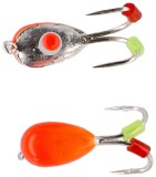 4ks - Marmyška Mikado Ice Bug 4mm Oranžová/Stříbrná