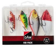 4ks - Sada Nástrah DAM Vib Pack Box 5,5-7cm 6,5-13gr 4ks - Sada Nástrah DAM Vib Pack Box 5,5-7cm 6,5-13gr