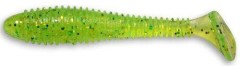 5 kom - Gumena Mamac Crazy Fish Vibro Fat 7,1cm 3,4gr 20 Kiwi