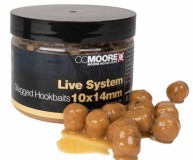 50kom - Boilie v Dipu CC Moore Glugged Hookbaits Live System 10x15mm